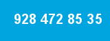 928 472 85 35 928 472 85 35